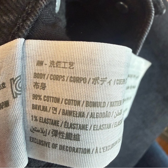 Abercrombie & Fitch Curve Love Ultra High Rise 90s Straight Jean Black Wash 27 S - Picture 8 of 12